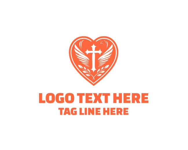 Wings Love Cross Eternal Logo