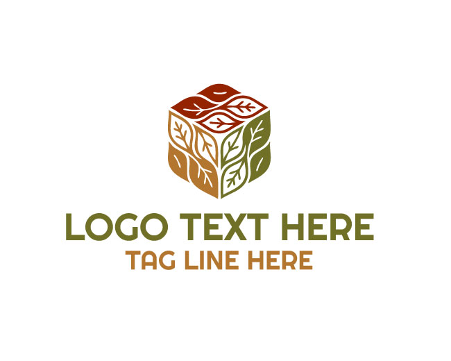 Eco Box Leaf Wave Logo
