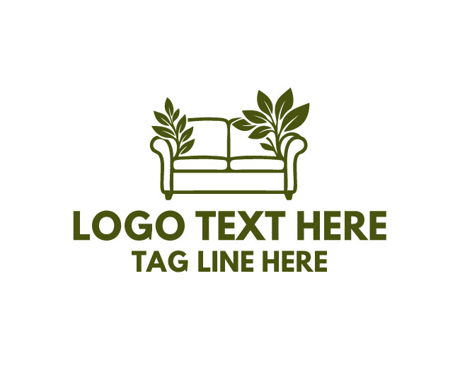 Eco Furniture Wood Craft Logo