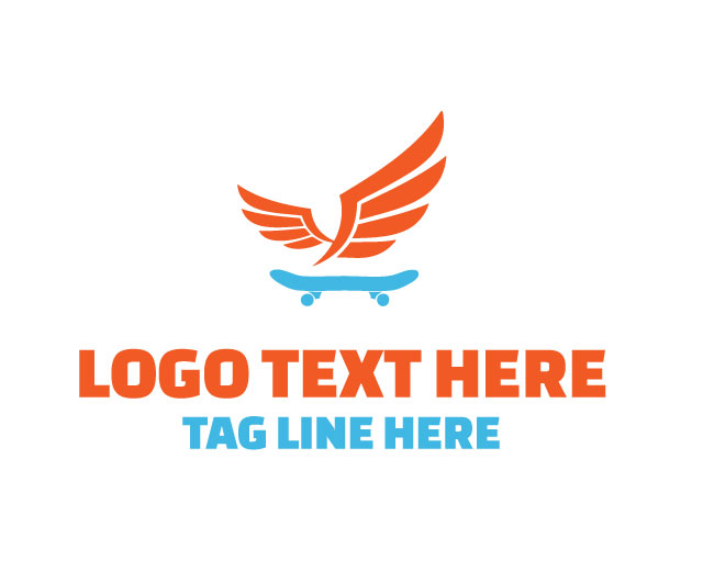 Skateboard Speed Line Logo
