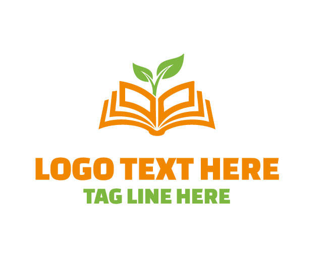 Eco Book Nature Mind Logo