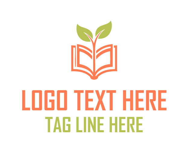 Eco Book Leaf Journal Logo