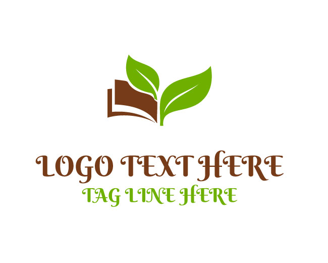 Eco Book Leaf Academy Logo