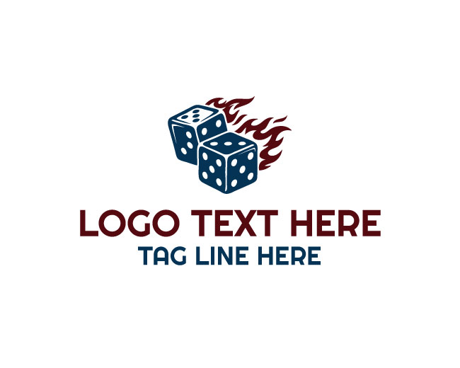Fire Dice Ignite Roll Logo