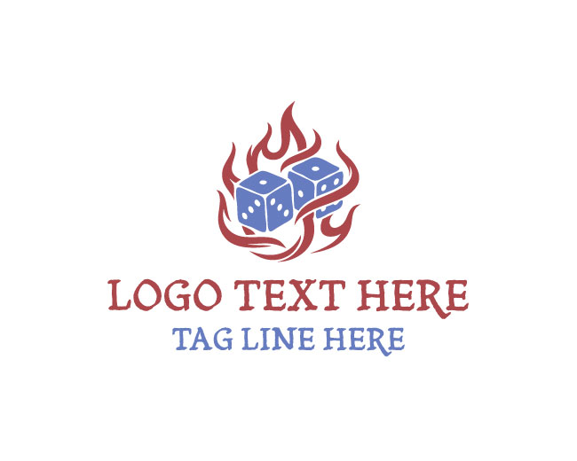 Fire Dice Blaze Spin Logo