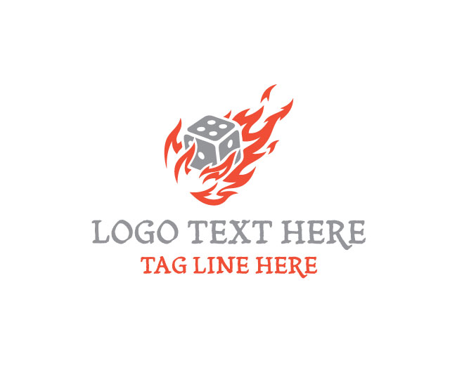 Fire Dice Wildfire Roll Logo