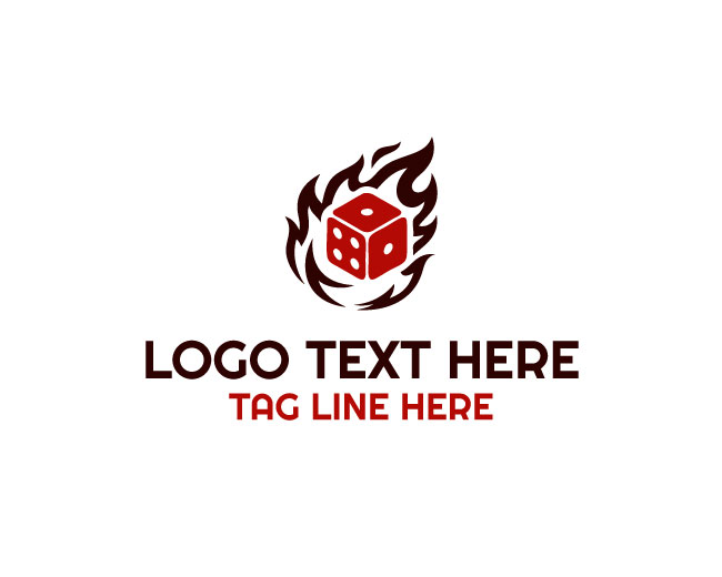 Fire Dice Volcanic Roll Logo