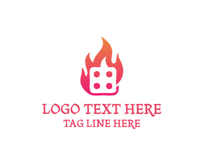 Fire Dice Blaze Forge Logo