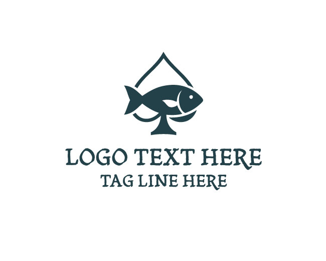 Fish Spades Deep Blue Hook Logo