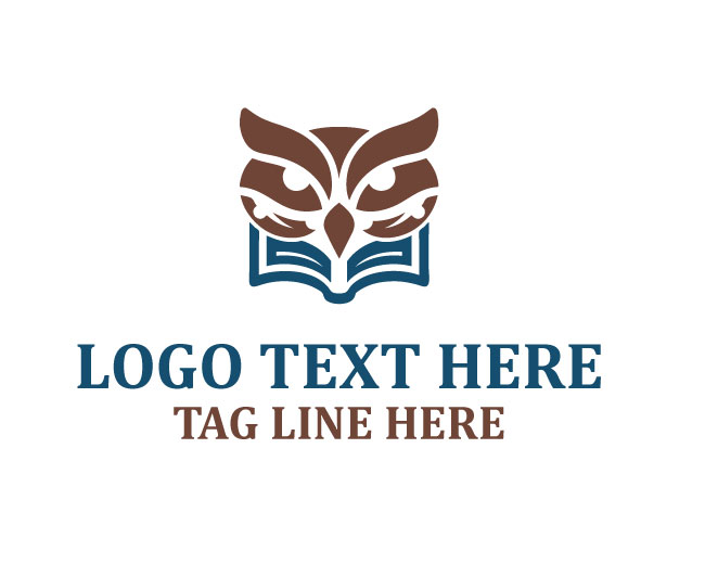 Owl Book Night Reader Logo