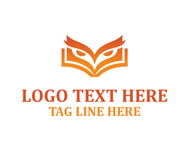Owl Book Ink Wisdom Logo