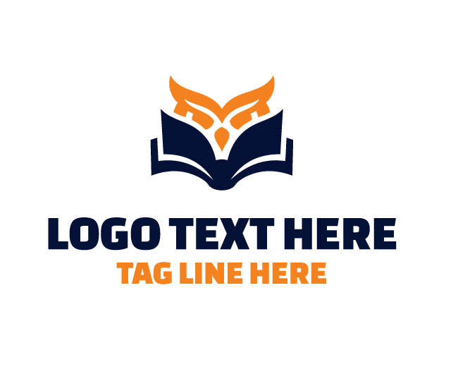 Owl Book Clever Mind Logo