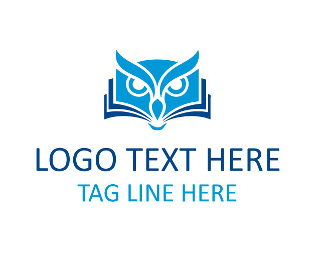 Owl Book Learning Sky Logo