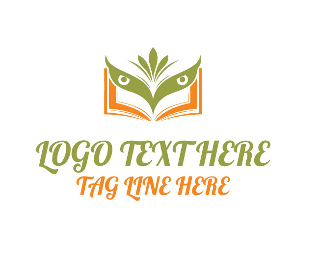 Owl Book Scholar Wave Logo