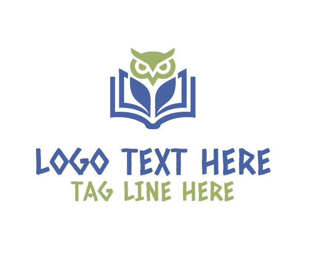  Owl Book Bright Pages Logo
