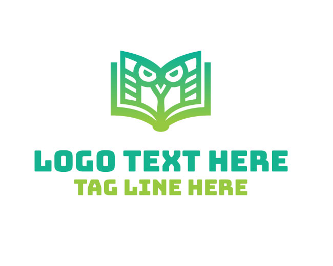 Owl Book Mind Pages Logo