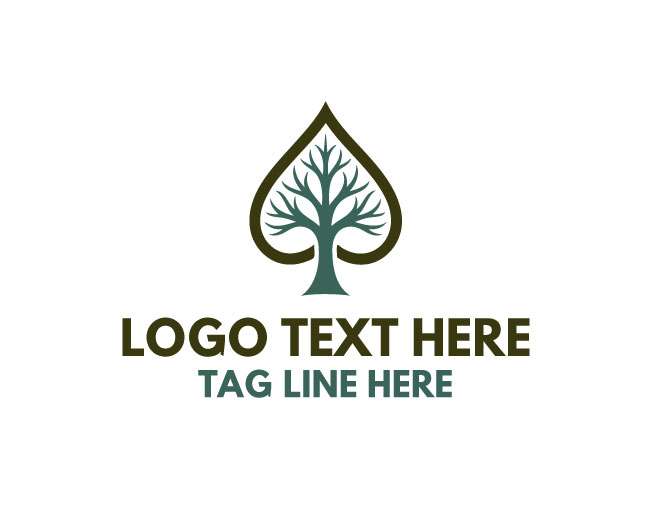 Spade Tree Eco Forest Logo