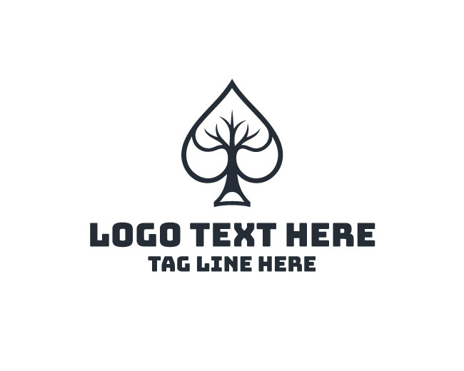 Spade Tree Nature Seed Logo