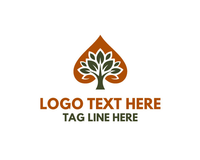 Spade Tree Green Rootscape Logo