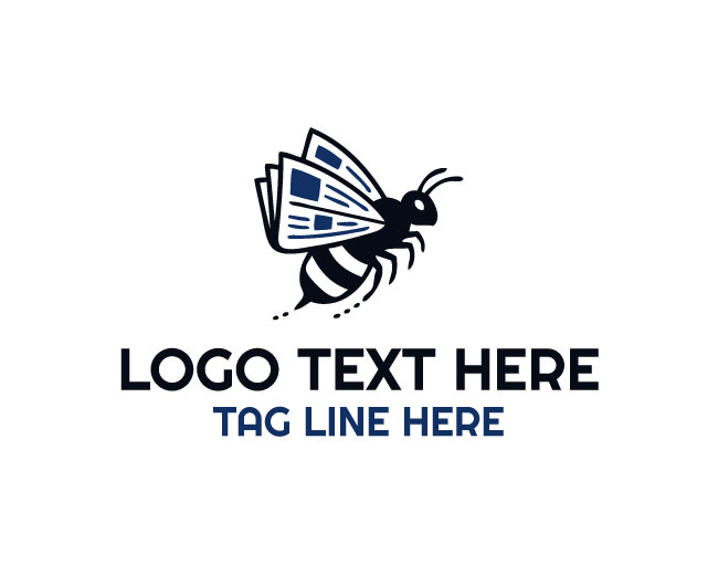 Bee Newspaper Bee Headline Logo