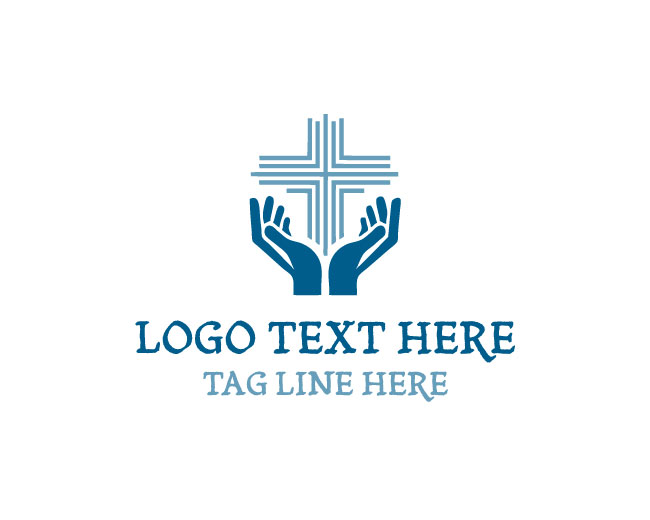 Church Hand Faith Reach Logo