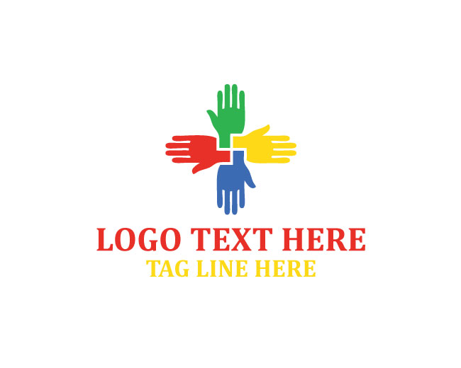 Hand Open Palm Logo