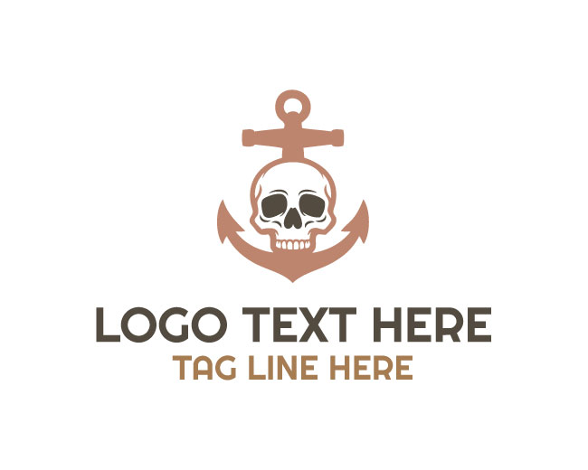 Maritime Skull Storm Helm Logo