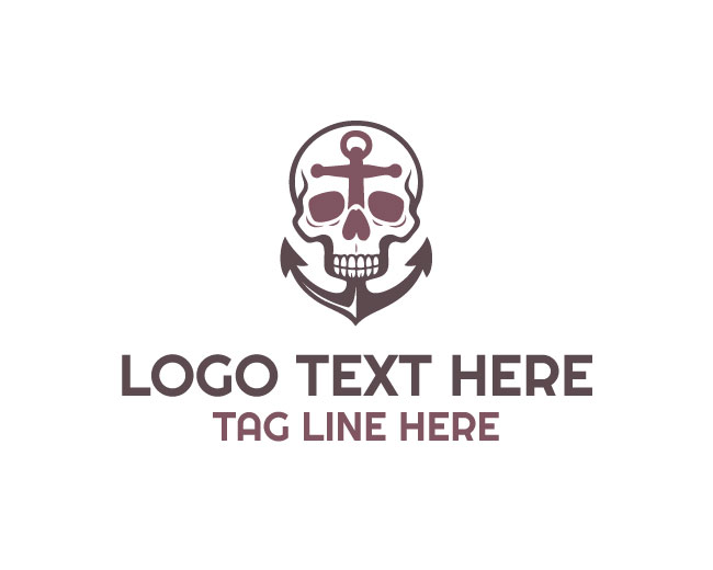 Maritime Skull Night Tide Logo