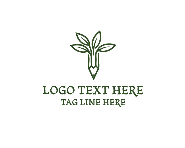  Palm Art Sun Leaf Logo