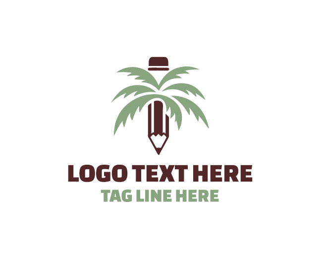 Palm Art Sand Palette Logo