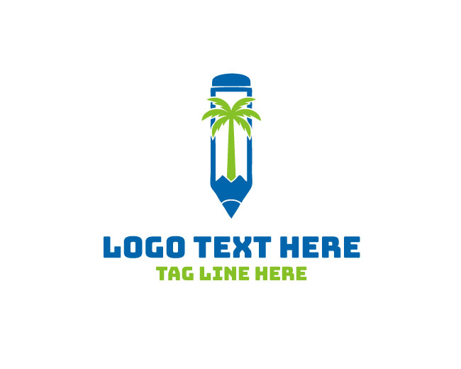 Palm Art Sand Line Logo
