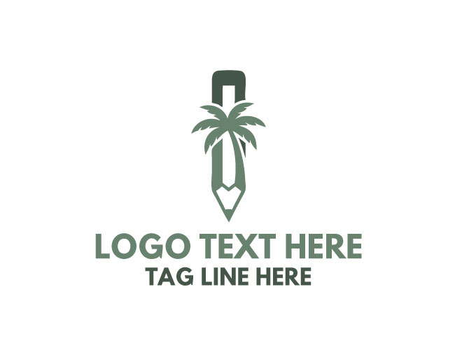 Palm Art Tropic Wave Logo