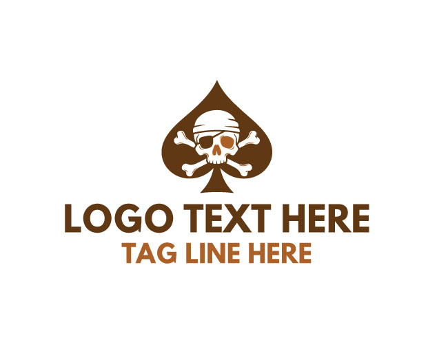 Spade Skull Ace Shadow Logo