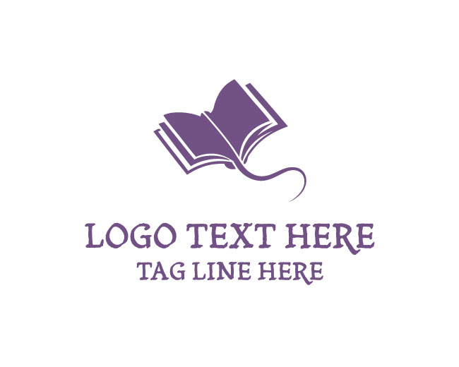 Stingray Book Ocean Ink Logo