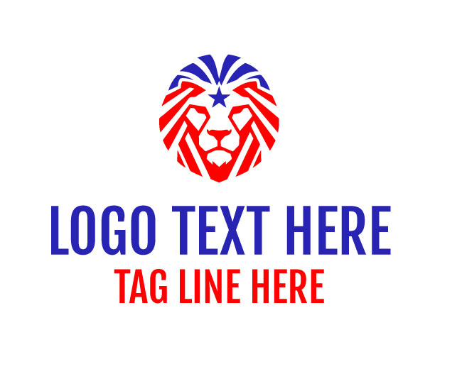 USA Lion Star Roar Logo