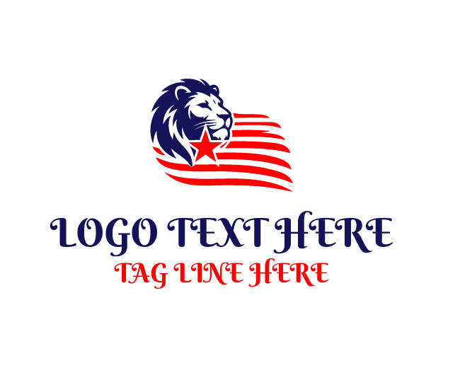 USA Lion Liberty Claw Logo