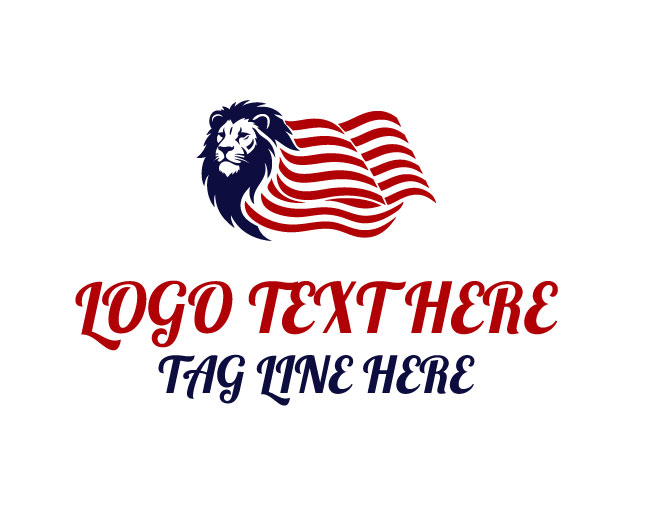  USA Lion Eagle King Logo