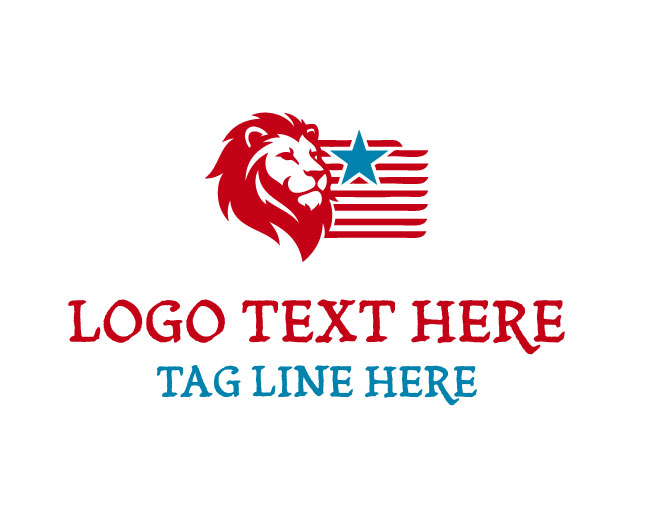 USA Lion Thunder Pride Logo
