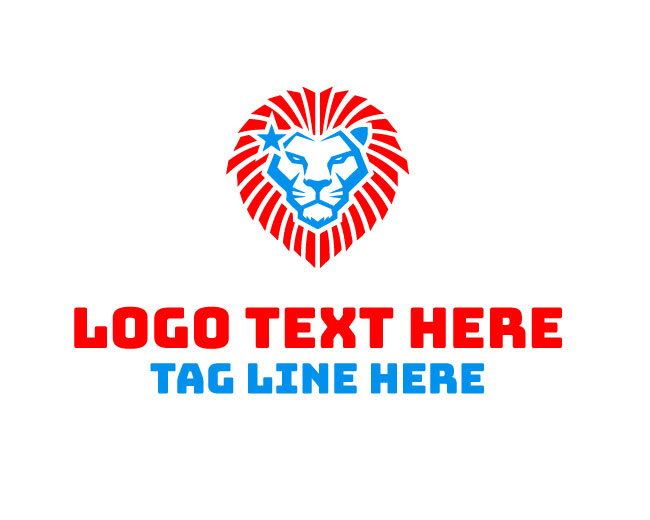 USA Lion Star Nation Logo