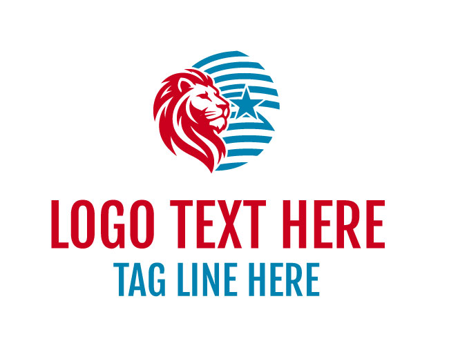 USA Lion Star Liberty Logo