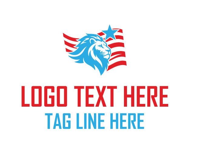 USA Lion Thunder Claw Logo