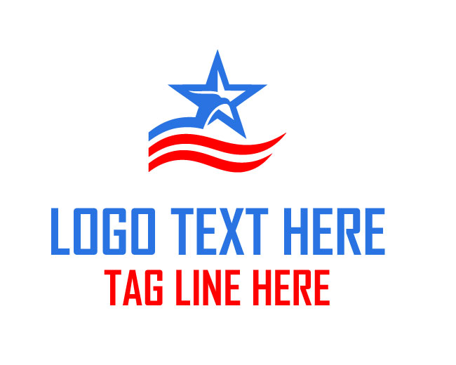USA Star Lion Crest Logo