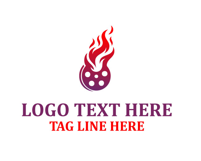 Film Movie Frame Fusion Logo
