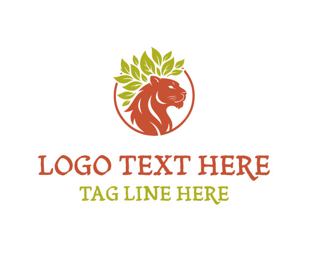 Leaf Panther Green Claw Nature Logo