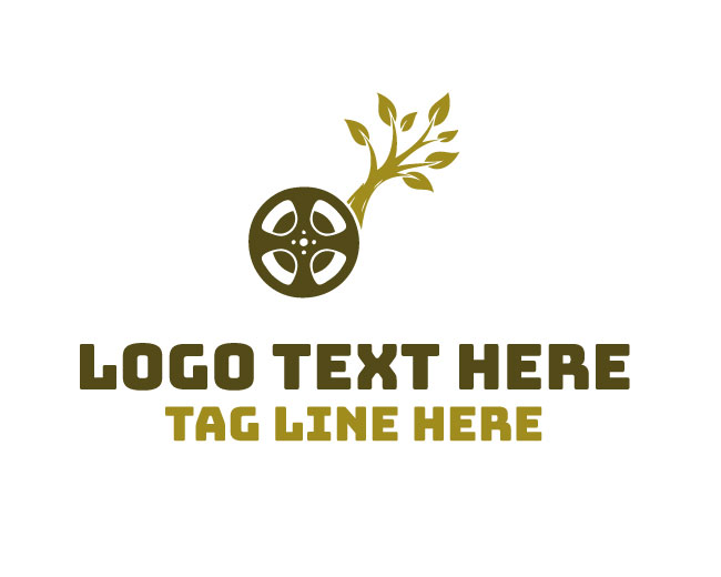 Movie Tree Frame Vine Logo