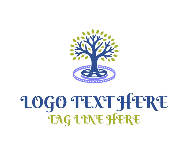 Movie Tree Cinema Root X Logo