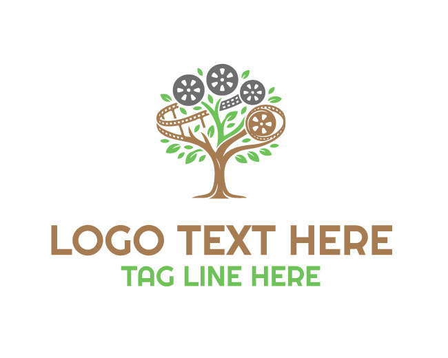 Movie Tree Vision Bloom Logo