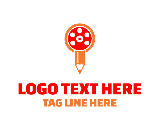 Pencil Film Draw Motion Logo