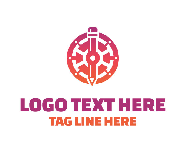  Pencil Film Line Frame Logo