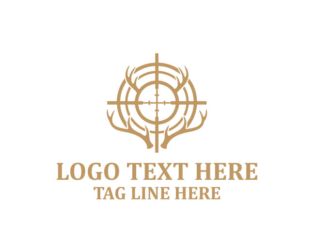  Premium Deer Target Logo